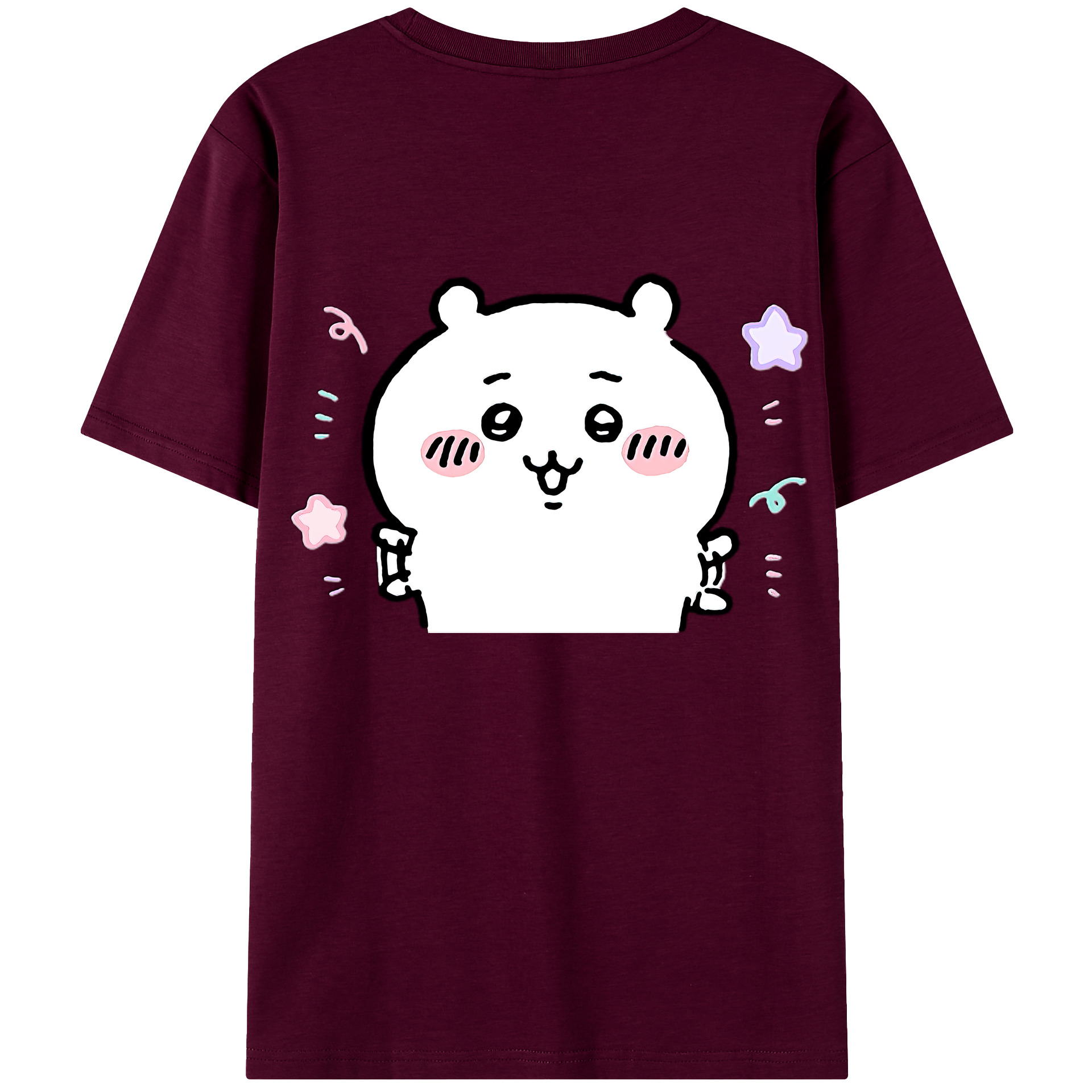 （画像用） ちいかわ ちいかわ Chii-kawa chiikawa レディース半袖Tシャツ(バックプリント)